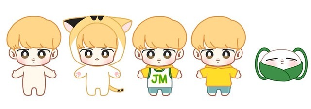 jimin soft toy