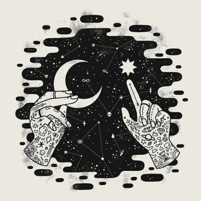 Aesthetic Moon And Stars Drawing Tumblr - Largest Wallpaper Portal