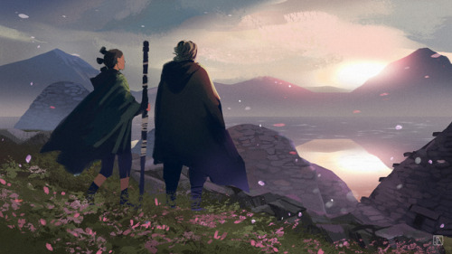 lazy-afternooner:rey, luke