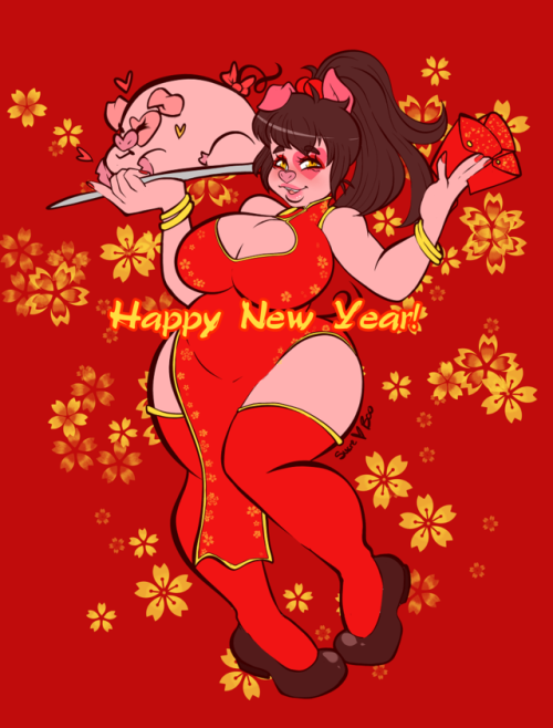 sucre-bomb:Happy Lunar New Year!! （‐＾▽＾‐）