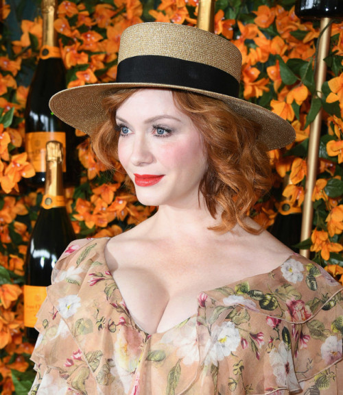 Christina Hendricks at the Veuve Clicquot Polo Classic