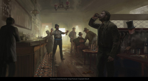 we-are-rogue:Concept art for Assassin’s Creed: Syndicate,...