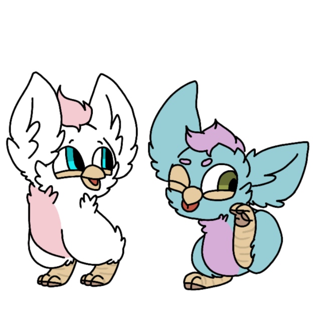 Furbies on main — @furb-yeah 's adorable '05 furbies :3