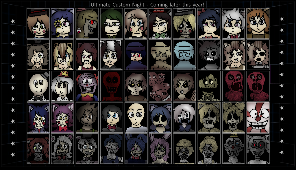 Ucn Roster Empty Chart Challenges Para Ultimate Custom Night 2 Descarga Ucn - ultimate custom night roblox id