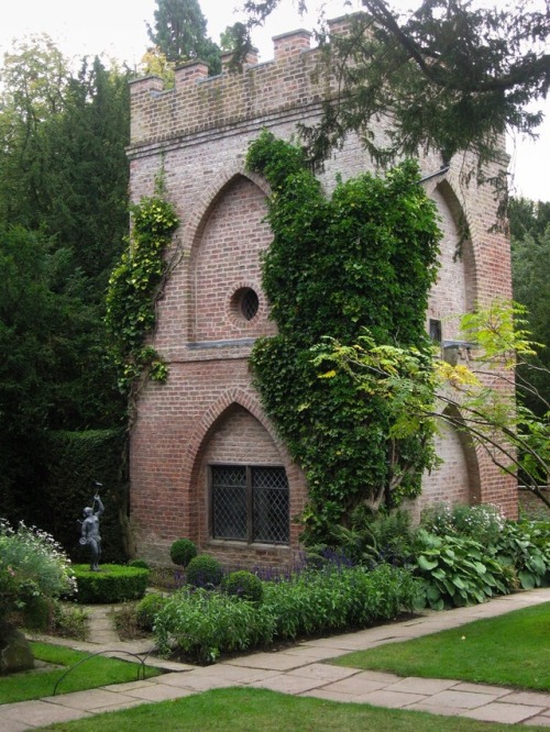 yellowrose543:Small Tower in Formal Gardens at Tatton ParkBy...