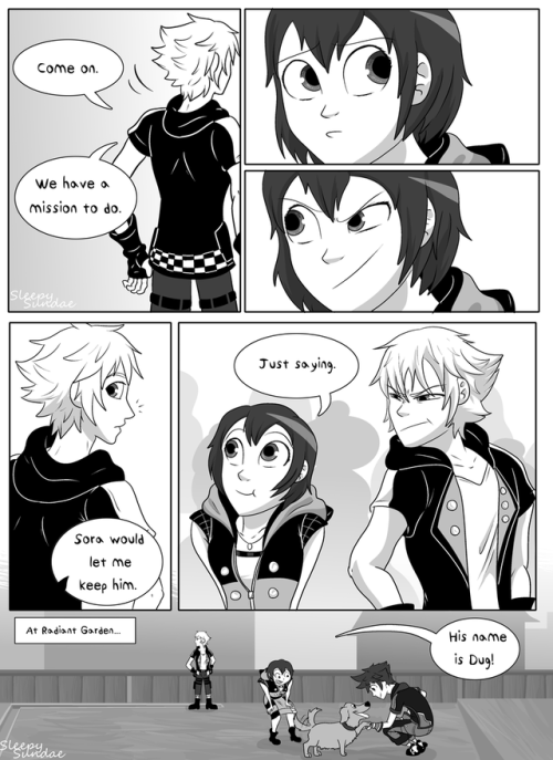 sleepysundae:Riku tries to be the voice of reason but Kairi...