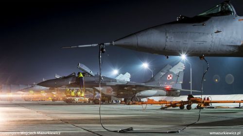 bloodymagnum:Polish Air Force MiG-29 Fulcrum