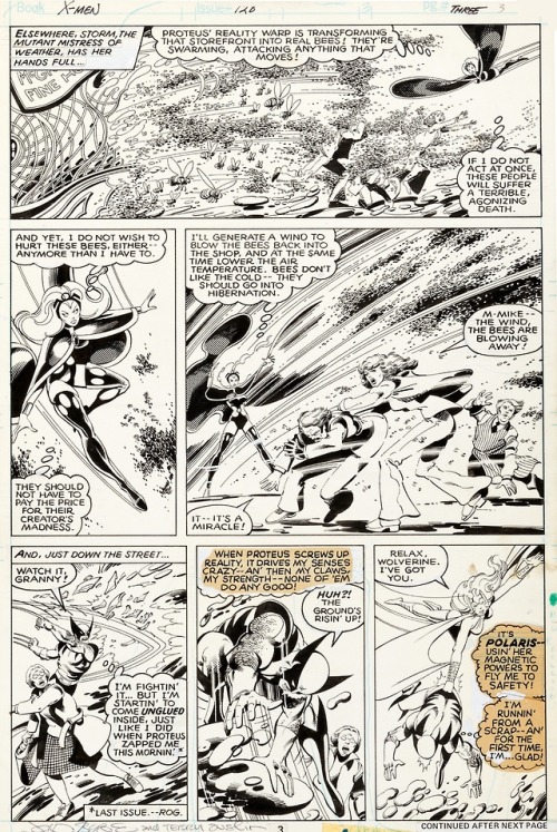 johnbyrnedraws:X-Men #128, page 3 by John Byrne & Terry...