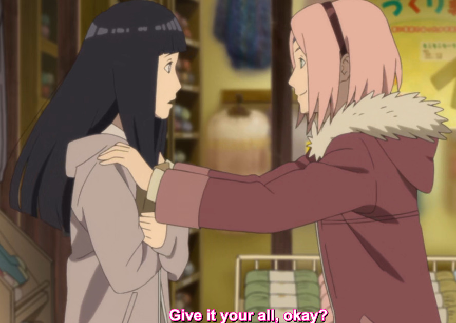 Naruto and Hinata — NaruHina moment - (Sakura Hiden)