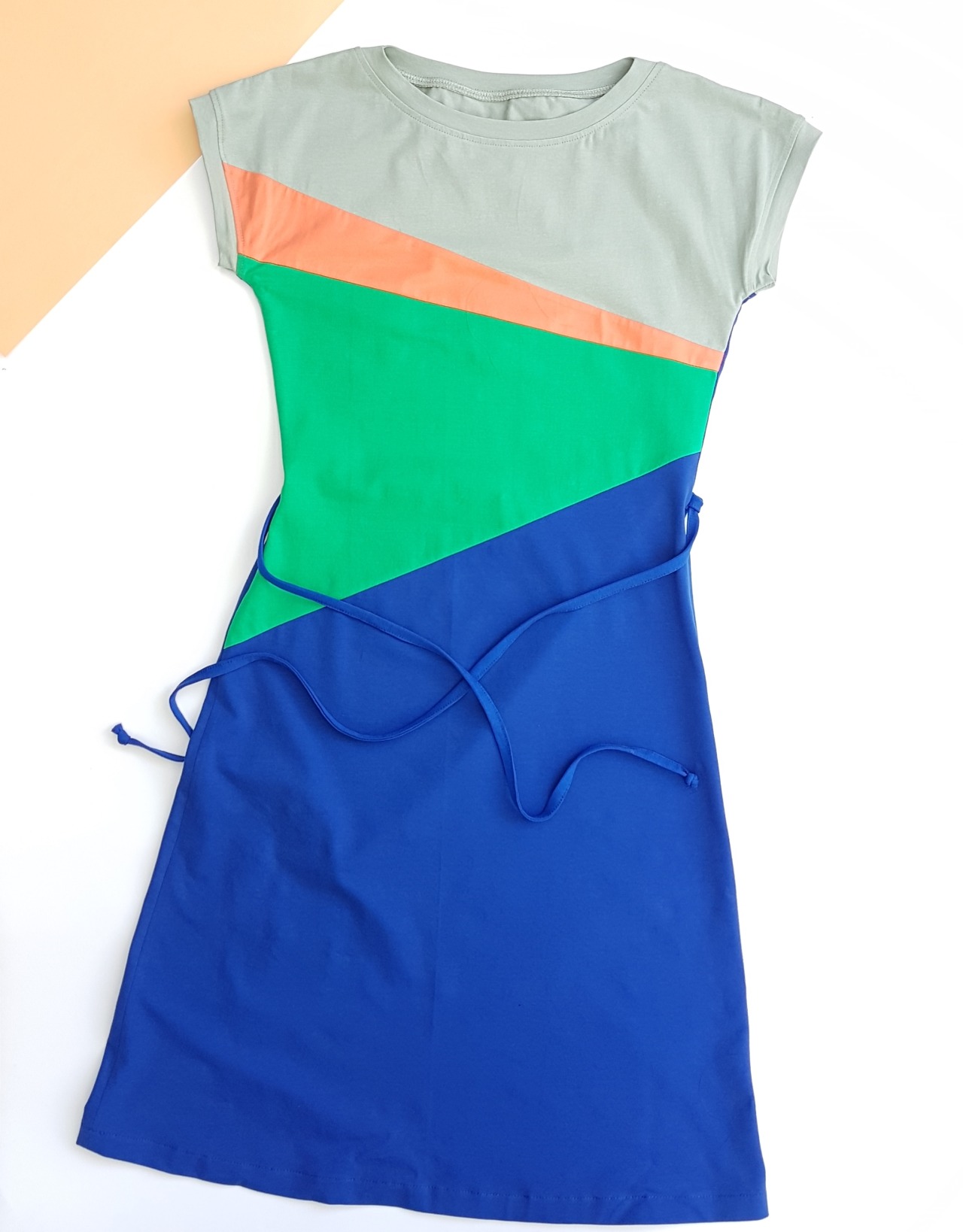 Ongebruikt Studio Dressme — Werkbeschrijving boothals colorblock jurk/... TH-67