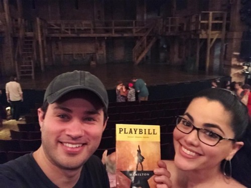 What a show! #finally #hamilton #zepedafamily #broadway #nyc...