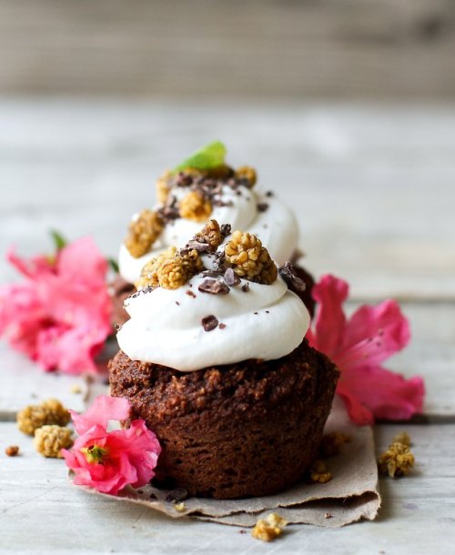 choco-chocoholics:Everything-Free Chocolate Cupcakes