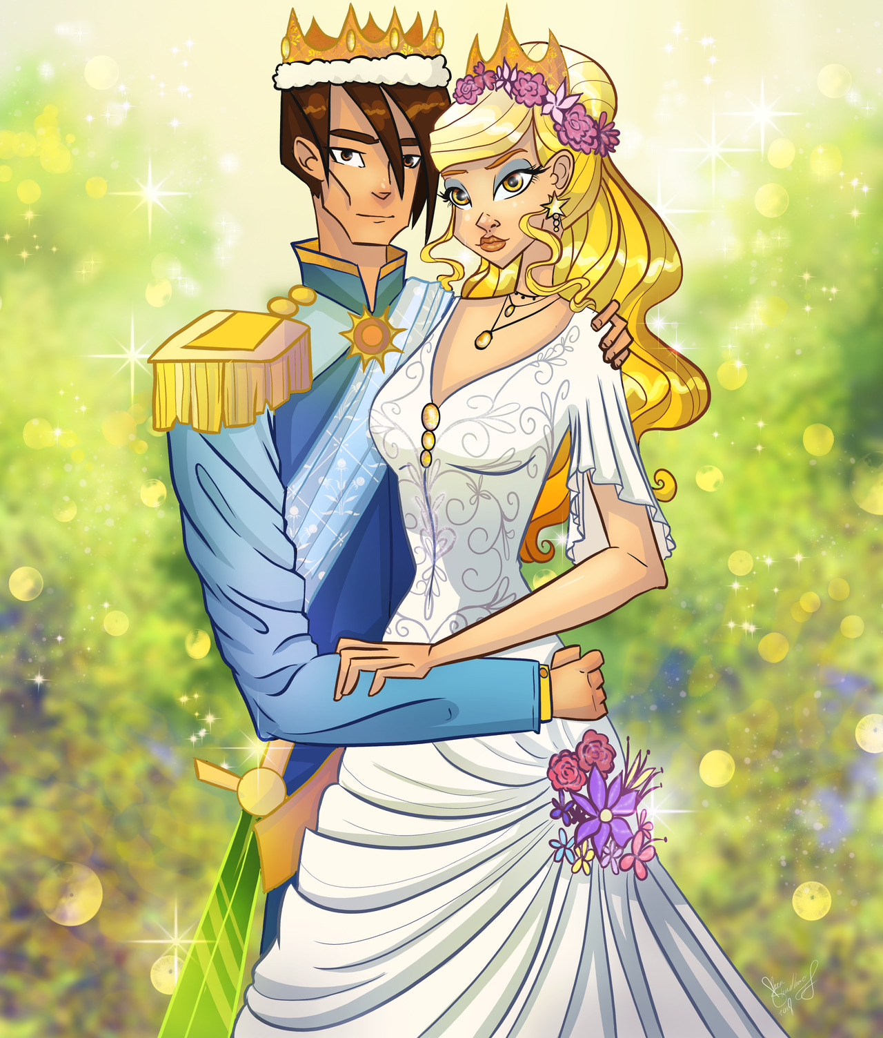Tjibi Art Fanart For Some Time Ago I Promised A Wedding