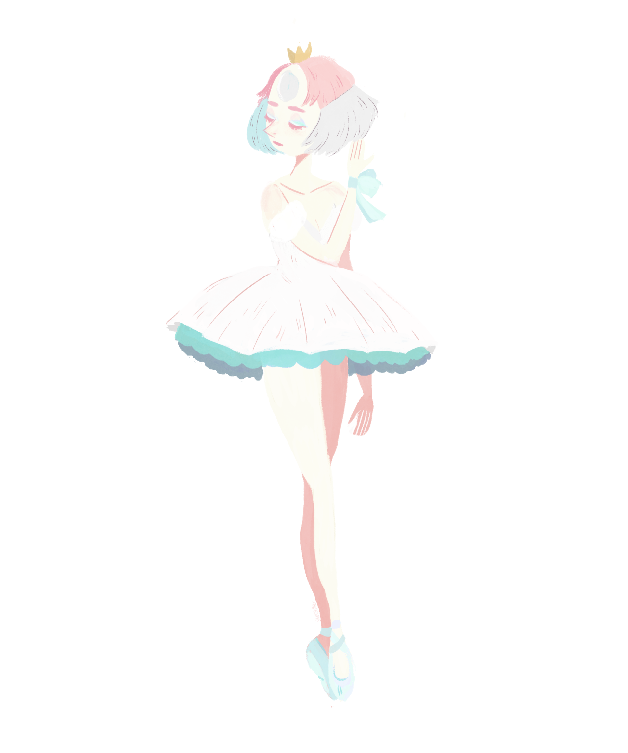 cinnamoonie, I wanted to draw Princess Tutu but I also wanted...