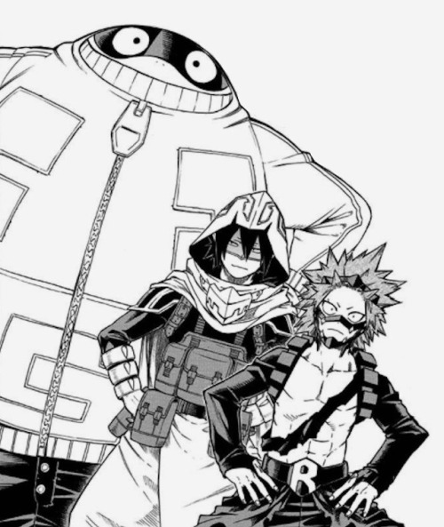 yama-tadashi:Fat Gum and his interns, Suneater and Red Riot!