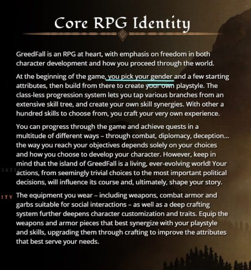 vecna:What’s up everyone. Greedfall is woefully...