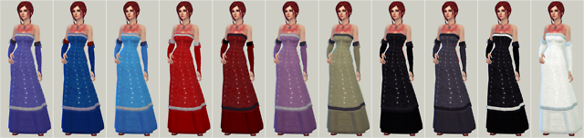 Triss’ masquerade dress (recolor) from The... - Satterlly