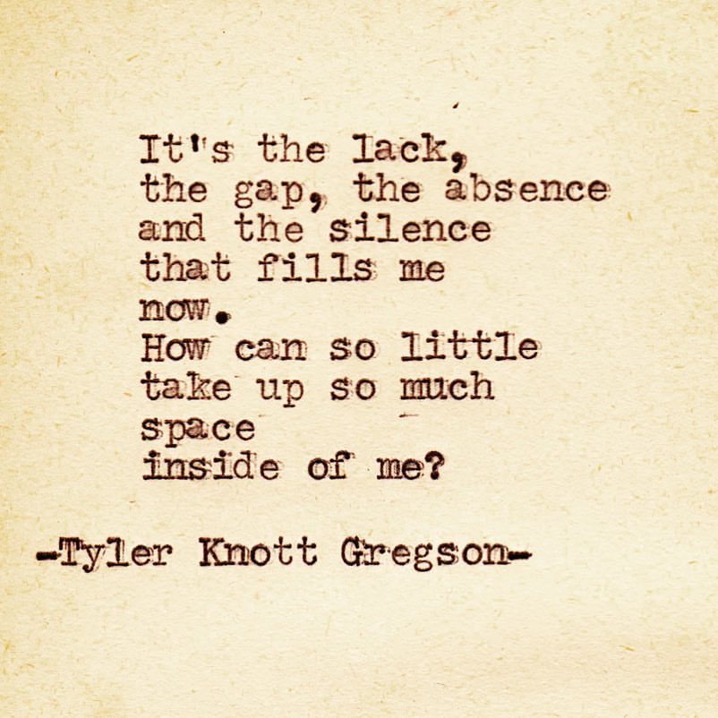 Tyler Knott Gregson — This was Typewriter Series #181. I ask myself this...