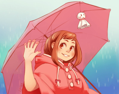 Uraraka S Rainy Day Smash Outfit Is Really Cute Tumblr