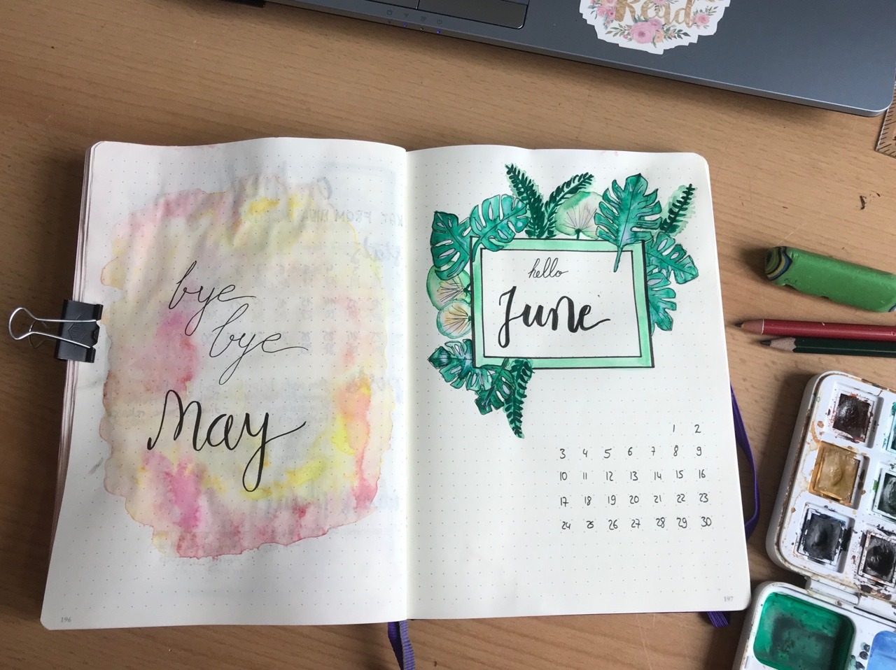 BOOKISH BULLET JOURNAL: SET UP & SPREADS