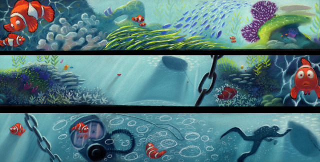 Color Keys from Finding Nemo : Disney Concepts & Stuff