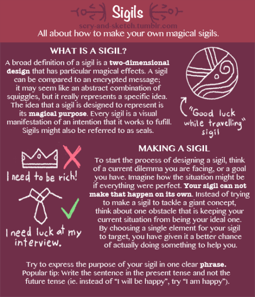 scry-and-sketch:Here’s some advice I had about sigils, a fun...