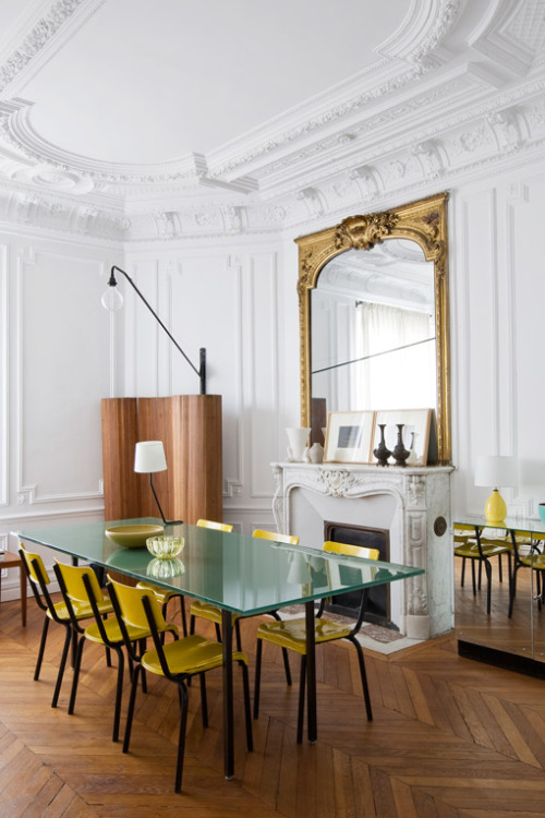 madabout-interior-design:Stunning Parisian apartment of Luis...