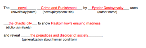 Thesis statement formula