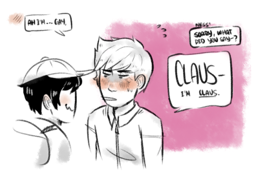 Ness X Claus Tumblr