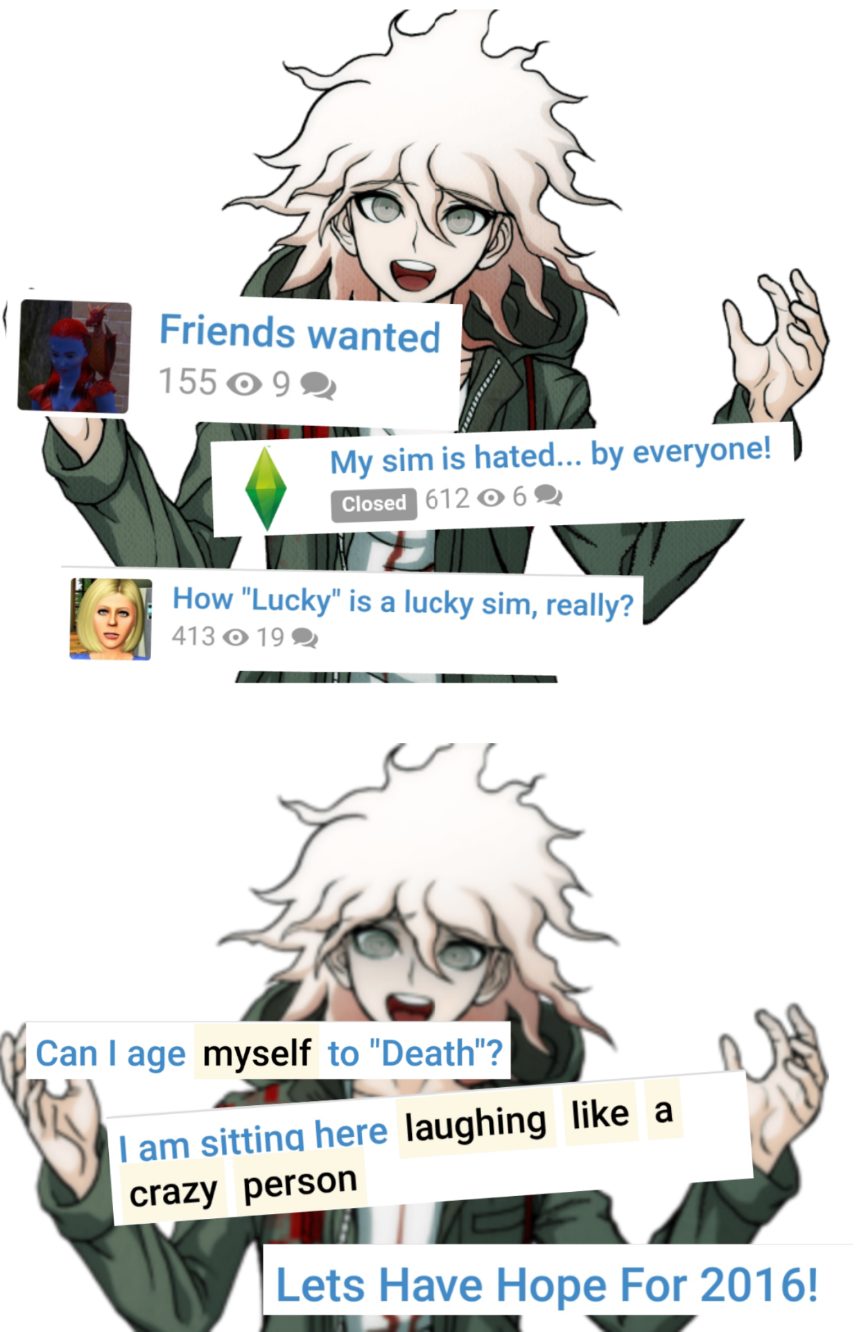 Komaeda And Junko Are There Too Tumblr 8003