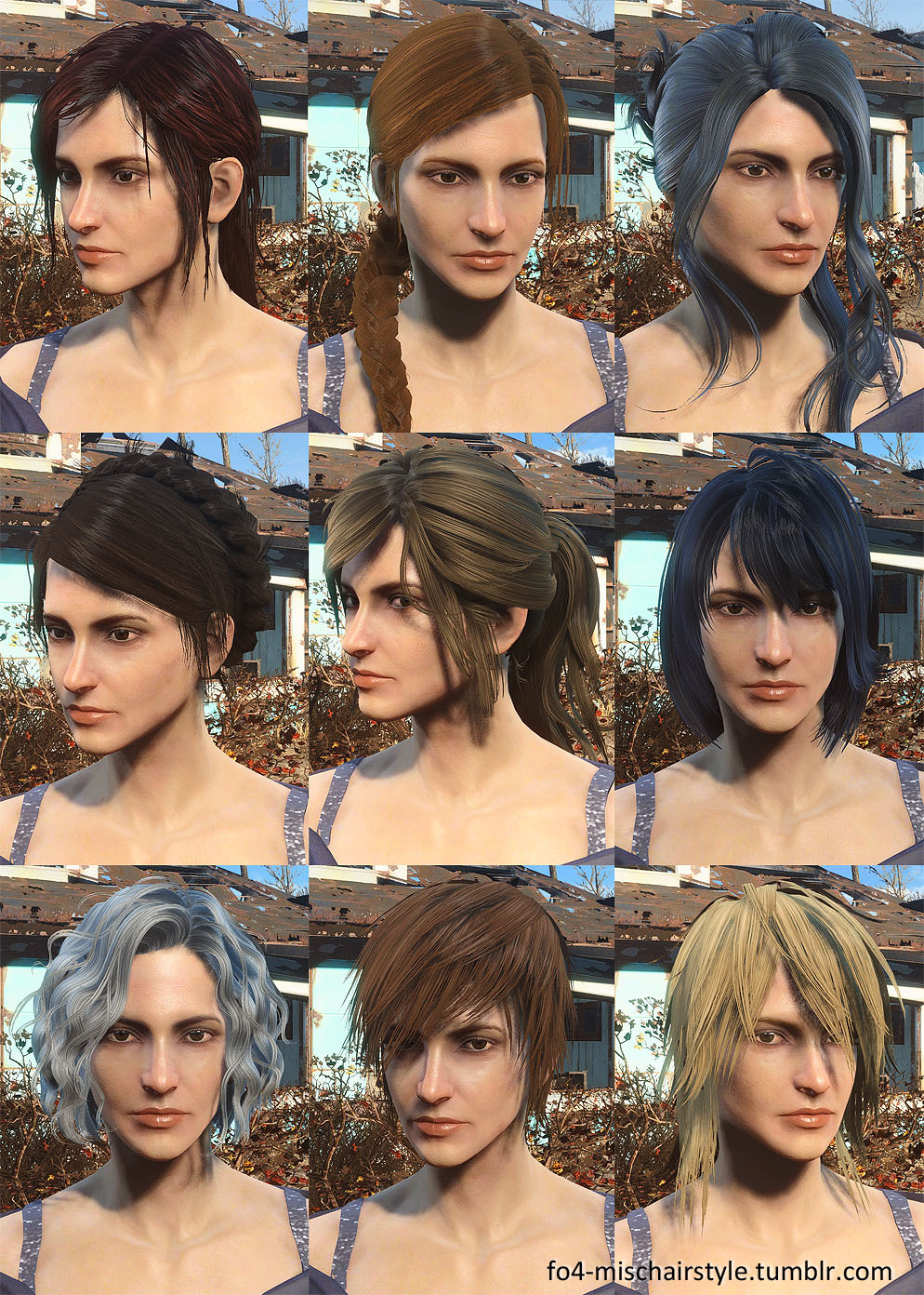 Fallout 4 Misc Hairstyle - which haircut suits my face