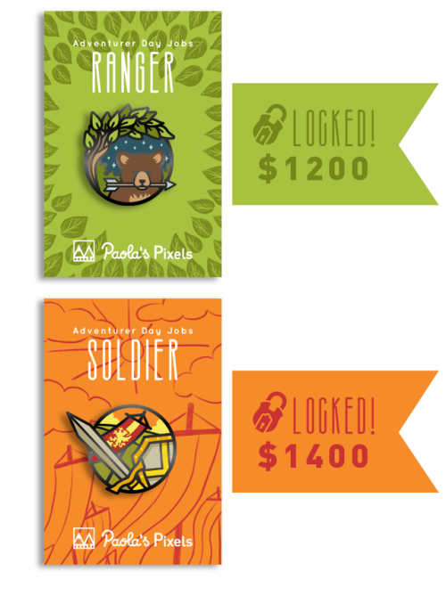 irrel:My Adventurer Day Jobs pin Kickstarter is now...