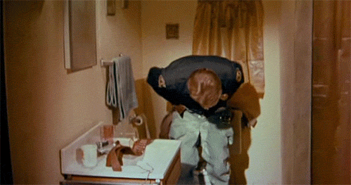 #1970's. #gifmovie. #explosion. #trash. #murder. ❤. Twitter. #movie. #toilet...