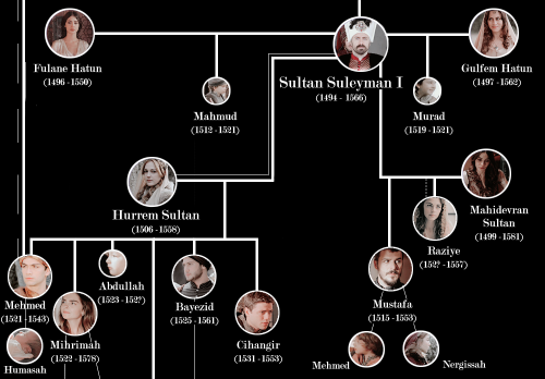 kosem-sultan: Osmans family tree for 15 - 17... - 