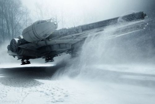 astromech-punk:Five Past Lightspeed Long Term Parking by Vesa...