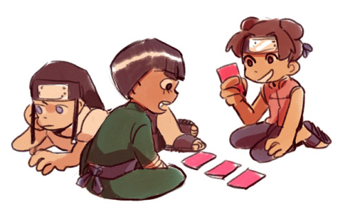 meruz:tenten’s hobby is listed as fortune telling in the...