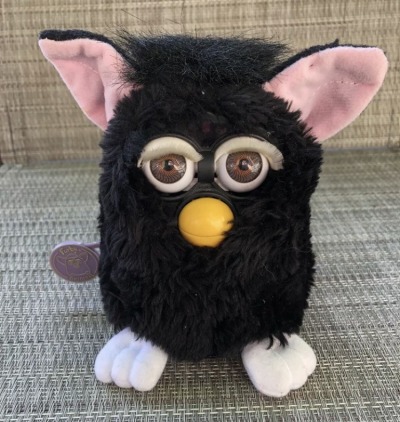 witches cat furby