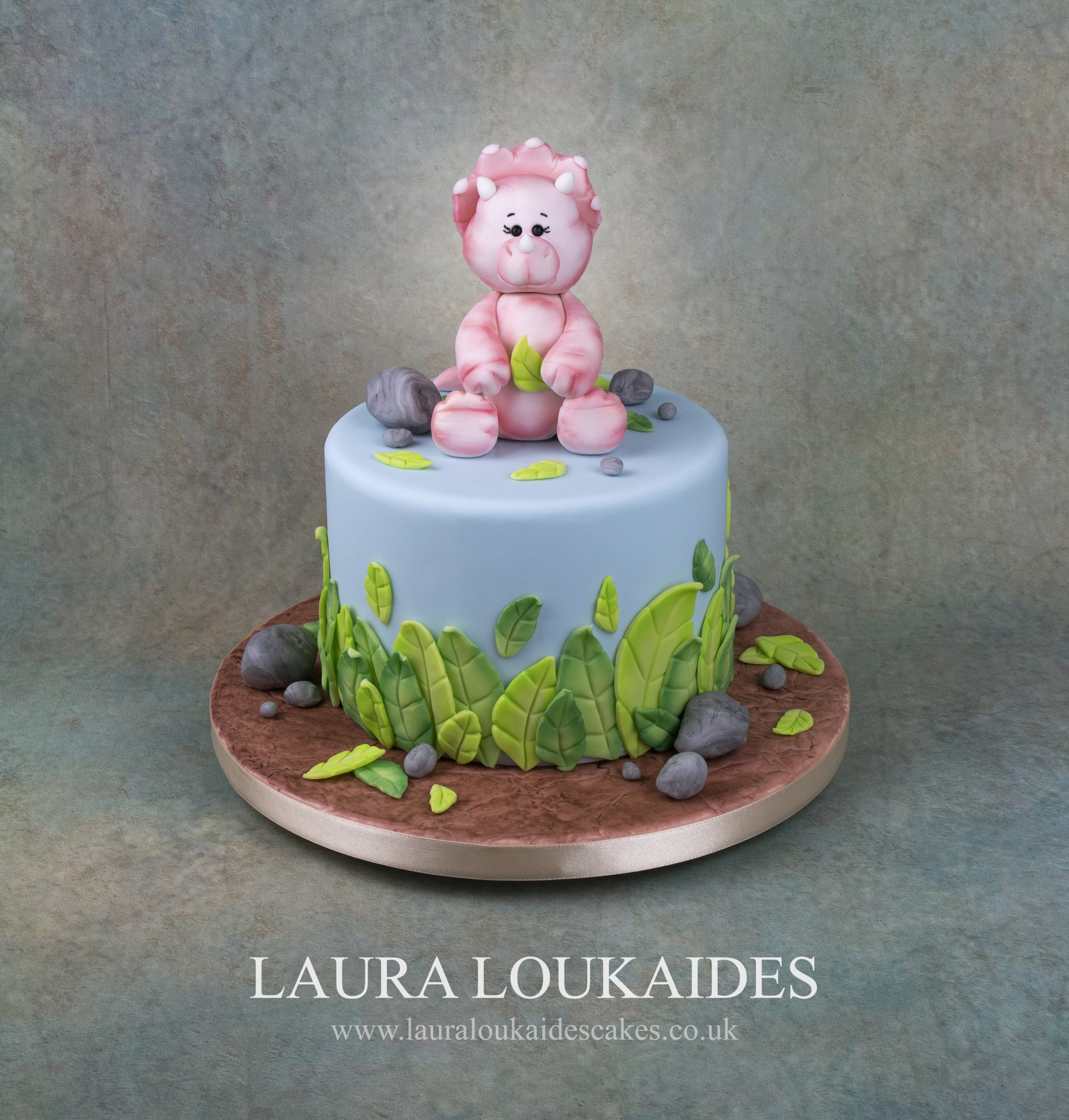 Laura Loukaides Pink Dinosaur Cake By Laura Loukaides Featured