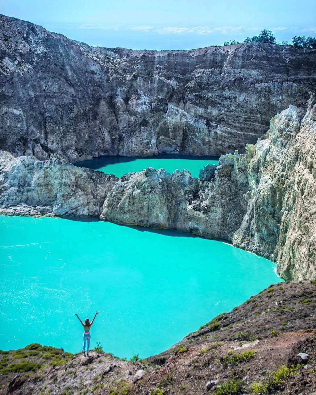 Beautiful Indonesia  Lake  Kelimutu  a stunning three 