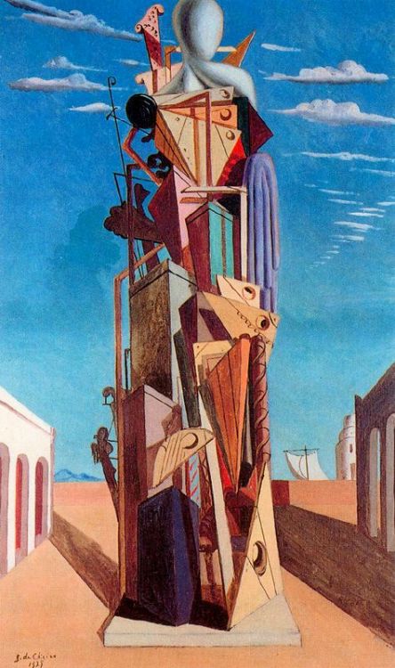 artist-dechirico:The Great Machine, Giorgio de ChiricoMedium:...