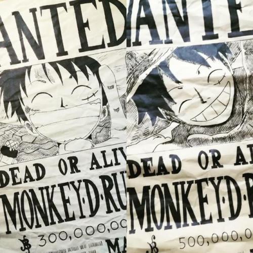 one piece wanted poster font download
