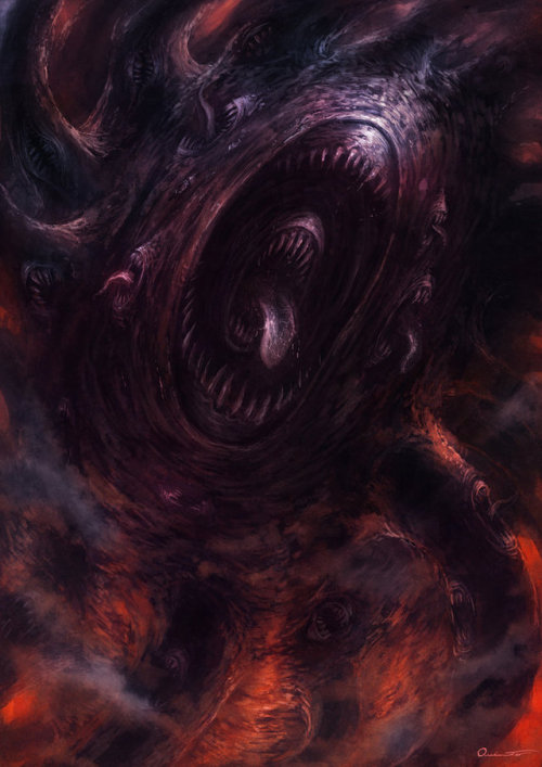 miskatonicaquarium:Shub-Niggurath by Satibalzane