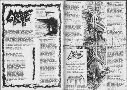 necromarg:Anathema Zine, Finland, 1991