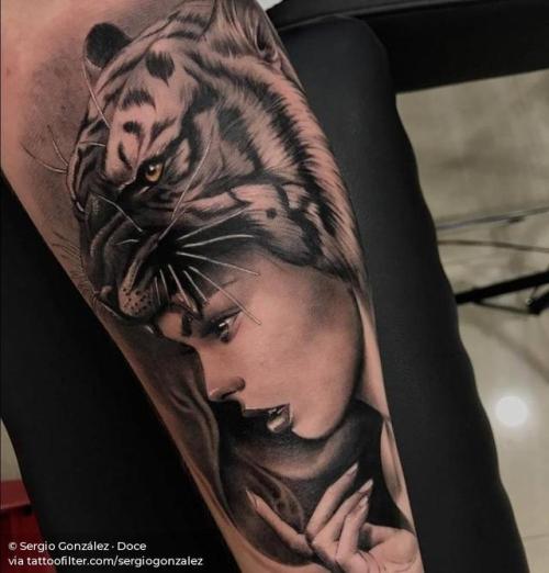 By Sergio González · Doce, done at 12 Lágrimas Tattoo, Mislata.... black and grey;big;women;native american woman;native american;facebook;twitter;inner forearm;sergiogonzalez;other