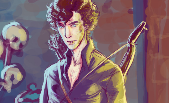 wow this turned out colourful <3 it’s some sort of a tomb raider/sherlock hybrid. colour practise cause important stuff hasn’t...
