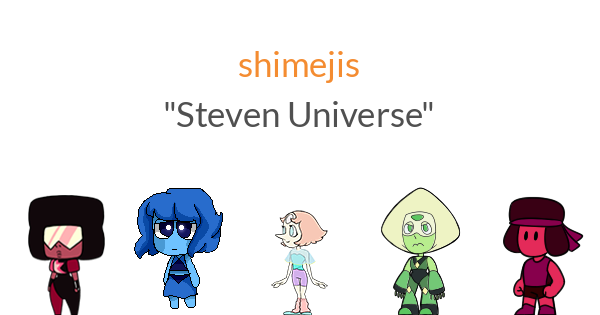 shimeji steven universe