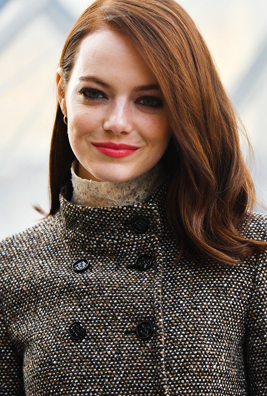 Emma Stone Daily Emma Stone Attends The Louis Vuitton Show As