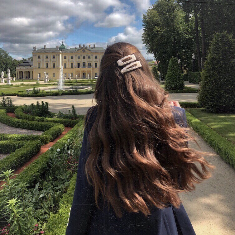 Curly shared long hair beach