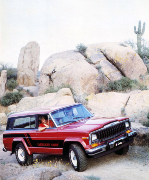 coloursteelsexappeal:1983 Jeep Cherokee Chief