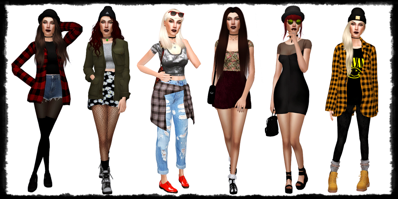 Sims 4 CC Baddie Clothes. 